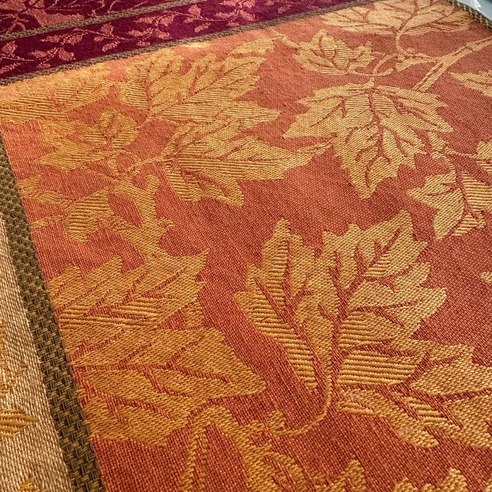 Vintage fall placemats set of two 13 x 18 inches cloth